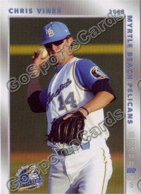 2008 Myrtle Beach Pelicans Chris Vines