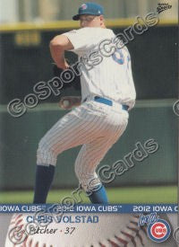 2012 Iowa Cubs Chris Volstad