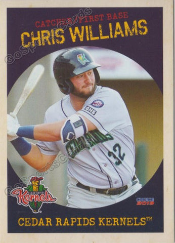 2019 Cedar Rapids Kernels Chris Williams