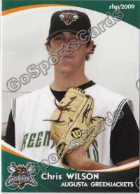 2009 Augusta GreenJackets Chris Wilson