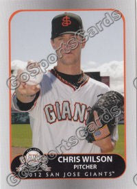 2012 San Jose Giants Chris Wilson
