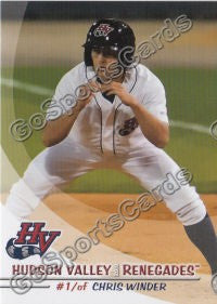 2010 Hudson Valley Renegades Chris Winder