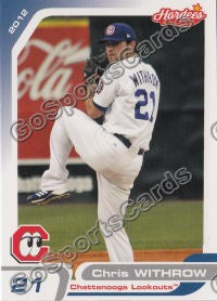 2012 Chattanooga Lookouts Chris Withrow