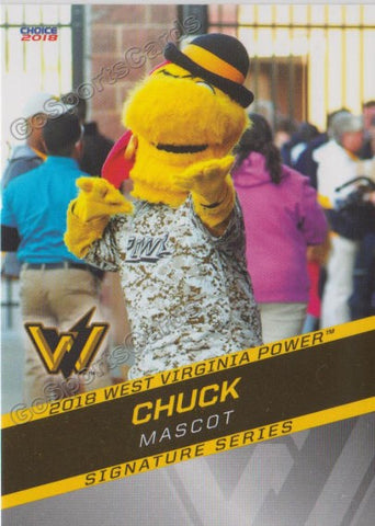 2018 West Virginia Power Chuck Mascot