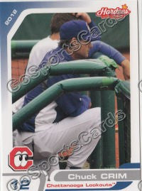2012 Chattanooga Lookouts Chuck Crim