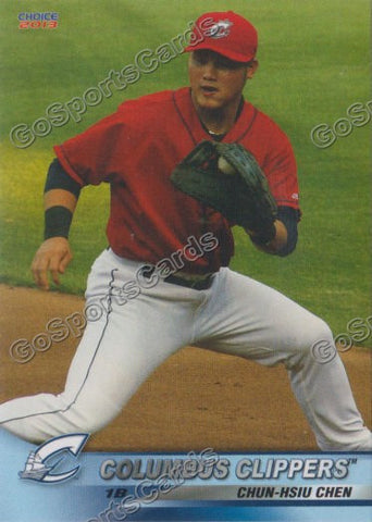 2013 Columbus Clippers Chun Hsiu Chen