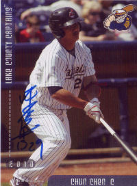 Chun Chen 2010 Lake County Captains (Autograph)