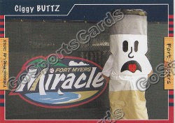 2011 Fort Myers Miracle Ciggy Buttz Mascot