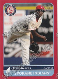 2012 Spokane Indians CJ Edwards