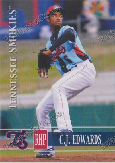 2014 Tennessee Smokies CJ Edwards