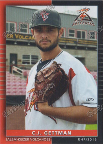 2016 Salem Keizer Volcanoes CJ Gettman