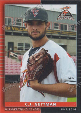 2016 Salem Keizer Volcanoes CJ Gettman