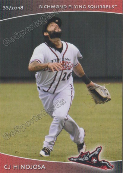 2018 Richmond Flying Squirrels CJ Hinojosa
