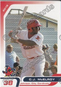 2012 Johnson City Cardinals CJ McElroy