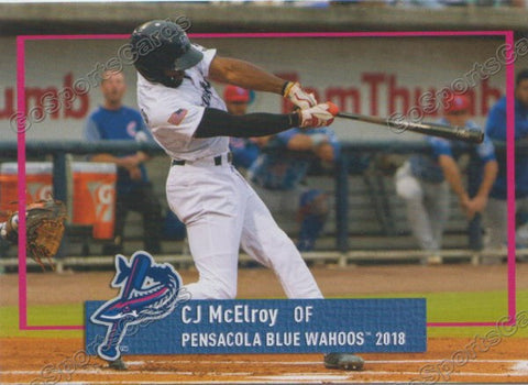 2018 Pensacola Blue Wahoos CJ McElroy