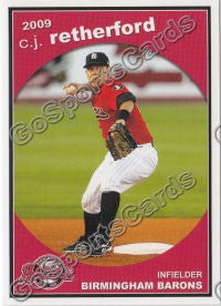 2009 Birmingham Barons CJ Retherford