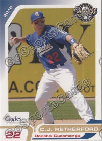 2012 Rancho Cucamonga Quakes CJ Retherford