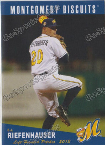 2013 Montgomery Biscuits CJ Riefenhauser