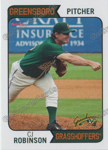 2015 Greensboro Grasshoppers CJ Robinson