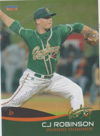 2016 Greensboro Grasshoppers CJ Robinson