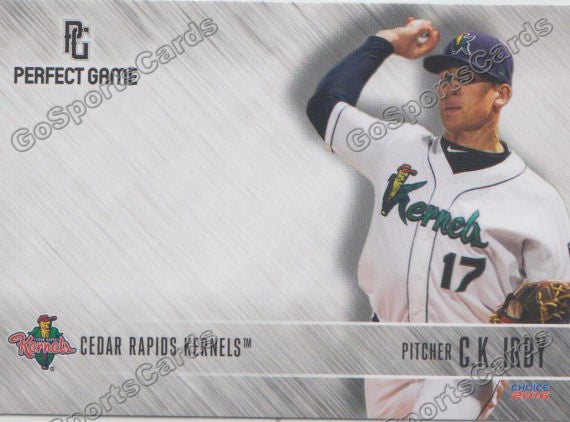2016 Cedar Rapids Kernels CK Irby