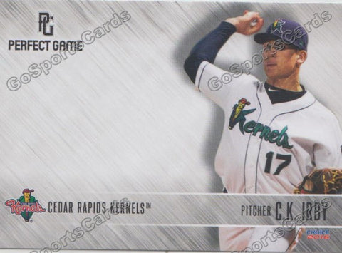 2016 Cedar Rapids Kernels CK Irby