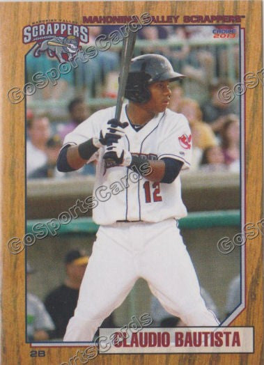 2013 Mahoning Valley Scrappers Claudio Bautista