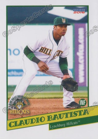 2016 Lynchburg Hillcats Claudio Bautista