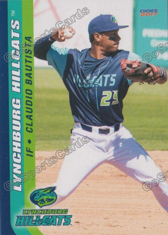 2017 Lynchburg Hillcats Claudio Bautista