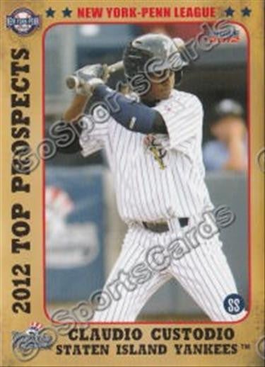 2012 New York Penn League Top Prospects NYPL Claudio Custodio