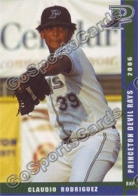 2006 Princeton Devil Rays Claudio Rodriguez
