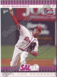 2006 South Atlantic League SAL Top Clay Buchholz