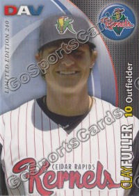 2008 Cedar Rapids Kernels DAV Clay Fuller