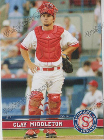 2017 Spokane Indians Clay Middleton