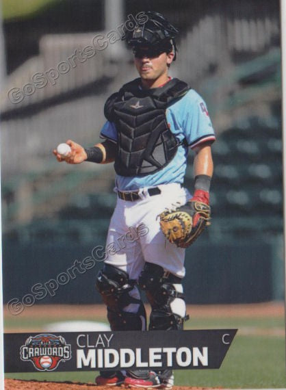 2018 Hickory Crawdads 2nd Clay Middleton