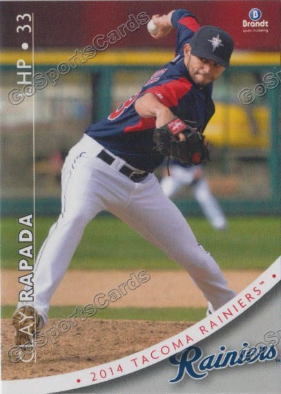 2014 Tacoma Rainiers Clay Rapada