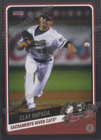 2015 Sacramento River Cats Clay Rapada