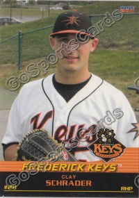 2011 Frederick Keys Clay Schrader