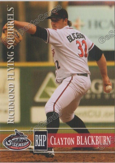 2014 Richmond Flying Squirrels Clayton Blackburn