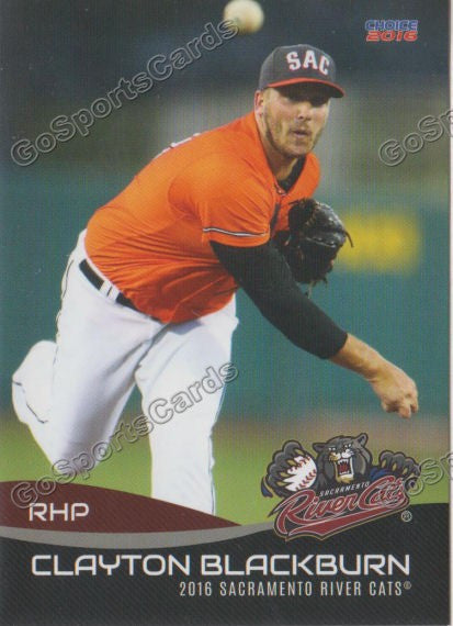 2016 Sacramento River Cats Clayton Blackburn