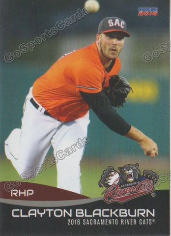 2016 Sacramento River Cats Clayton Blackburn