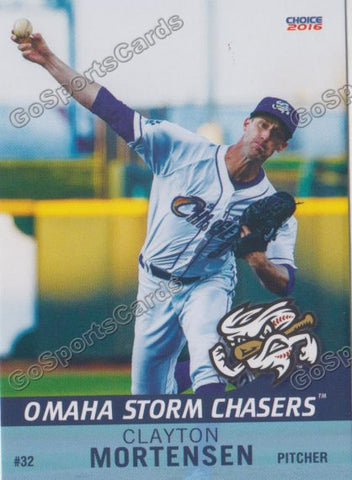 2016 Omaha Storm Chasers Clayton Mortensen