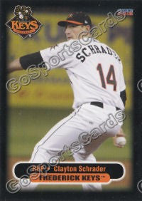 2012 Frederick Keys Clayton Schrader