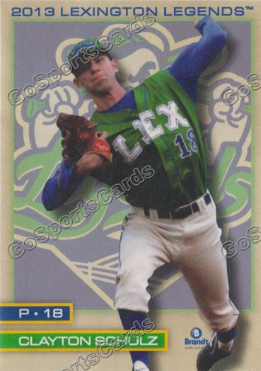 2013 Lexington Legends Clayton Schulz