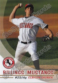 2010 Billings Mustangs Clayton Shunick