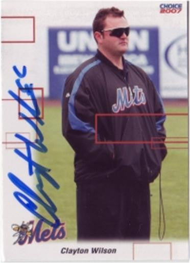 Clayton Wilson 2007 Binghamton Mets (Autograph)