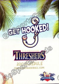 2010 Clearwater Threshers Pocket Schedule