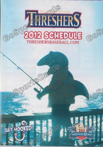 2012 Clearwater Threshers Pocket Schedule