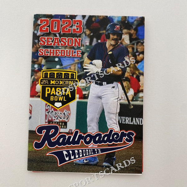 2023 Cleburne Railroaders Pocket Schedule