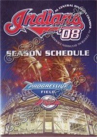 2008 Cleveland Indians A Pocket Schedule